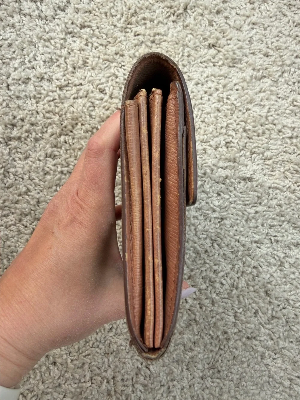 Louis Vuitton Brown Monogram Canvas Long Wallet